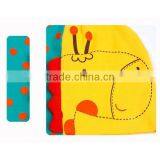 New Lovely Infants Triangle Scarf Bibs + 3D Giraffe Print Cotton Beanie Hats Caps thumbnail-6