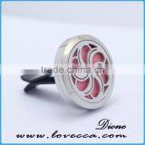 Stainless Steel Vent Car Air Freshener Aromatherapy Essential Oil Diffuser thumbnail-4