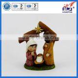 Vintage Nativity Holy Family Scene Star Ornament,Holy Family Nativity Set Mary Joseph Jesus Statue Decor Figure thumbnail-1