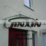 JINXIN Entrance Awning Cable Connector Stainless Steel Modern Glass Canopy thumbnail-4