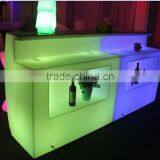 Outdoor Weatherproof Rechargeable Glowing Color LED Bar Furniture