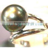 Large Tahitian Pearl Ring thumbnail-4
