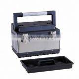 Stainless Sheel Tool Box With Aluminum Handle 15" Wide"
