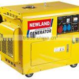 186FA Diesel Engine 5KW Air-cooled Electric Three Phase Diesel Generators for Sale thumbnail-1