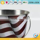 Garden Galvanized or Iron Herb Planter Metal Outdoor Flower Boxeswith Handle thumbnail-5