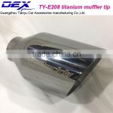 factory price high quality car parts universal titanium muffler tip