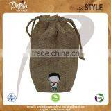 Cheap Low Cost Packaging Bag Made From Jute Fabric With Logo Print thumbnail-1