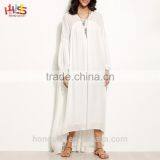 White Lantern Sleeve High Low Tent Dress Vintage Dress 1950s Spring Summer 2017 HSd7519 thumbnail-2