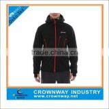 High Quality Black Color Waterproof Men Softshell Jacket thumbnail-1