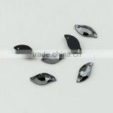 Leaf Shape Flat Back Crystal Sew on Stone Loose Rhinestone for Garment Accessories thumbnail-1
