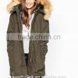 OEM Service Women Cheap Winter Keep Warm Parka Coats thumbnail-1