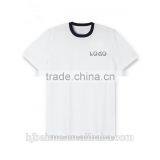 Custom Printed Branded Cotton White New Model Men's T-shirt With Logo thumbnail-1