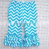 Hot Sale Rainbow Kids Ruffle Bottom Pants Cute Newborn Clothes Girls Triple Ruffle Pants Wholesale thumbnail-6