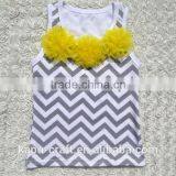 Wholesale Cotton Chevron Latest Design Baby Top Tank Top