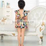 Bulk Wholesale Baby Clothes Kids Floral Bubble Romper thumbnail-3