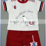 2PCS Children Kids Boys T-shirt +Pants Short Sleeve Sets Clothing thumbnail-1