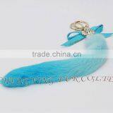 CX-R-40B Dip Dyeing Rabbit Fur Keyring thumbnail-1