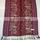 2016 Fashion Women Soft Hot Popular Viscose Rayon Pashmina Jacquard Shawl thumbnail-1