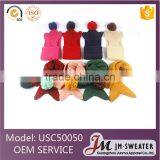 Cute Design High Quality 100% Cotton Children Kids Pashmina Scarf thumbnail-1