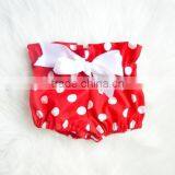 Cute Plain Baby Kids Ruffle Bloomers for Girls Diaper Cover Cheap China Wholesale Kids Clothing thumbnail-6
