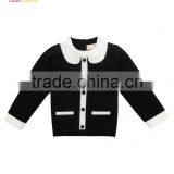 Lovely Baby Winter Cashmere Black Crewneck Sweaters thumbnail-1
