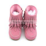 Wholesael Kids Boots Shoes Baby Rubber Sole Shoes Moccasins Boots thumbnail-3