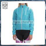 Woman Urban Road Stylish Waterproof Jacket in Blue City Cycling Cloth thumbnail-1