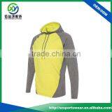 High Quality Cotton Contrast Color Men's Hooded Pullover Sweatshirt With Flat Bottom Design thumbnail-2