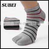 Female Five Fingers Socks Five Toe Socks,stripe Sport Sock Happy Socks
