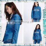 2015 Ltaest Stylish High Quality Petite Keeper Embroidered Shirt For Ladies Wear thumbnail-4