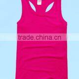 95% Cotton 5% Spandex Fitness Tank Top for Ladies thumbnail-2