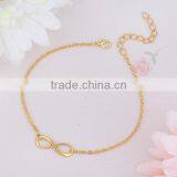 Fashion Jewelry Infinity Symbol Connector Link Cable Chain New Design Fancy Anklet thumbnail-3