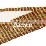 Multicolor Christmas Decoration Stripe Pattern Satin Ribbon 11.0cm thumbnail-1