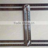 Multi Angle Measuring Rulers Four Sides Folding Ruler Stainless Steel General Ruler for Handymen Builders Craftsmen thumbnail-1