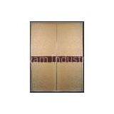 Wardrobe Interior Upholstered Doors, Mdf & Leather Sliding Door With Aluminum Frame