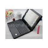 Customized Compact Flexible Ipad 2 Leather Bluetooth Keyboard Case With Solar Charger