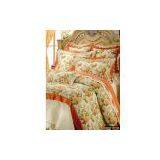 9pc 100% Cotton Satin Embroidered and Printed Bedding Set thumbnail-1