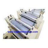 Low Fold Napkin Folding Embossing Printing Machine 254mm With Electronic Counting