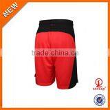Red Black Matching Waterproof Basketball Shorts/70% Polyester 30% Cotton Men Crossfit Shorts With Wholesale Price thumbnail-2