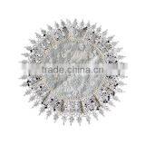 White Lace Round Rectangular Placemats and Coaster thumbnail-4