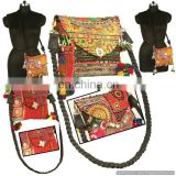 Vintage Fabric Tribal Banjara Shoulder Handbag Handmade Gypsy Cross Body Hand Bag