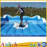 high qualiy popular funny inflatable skateboard mechanical games ,skateboard game