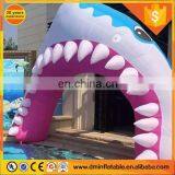 2017 Free Design Custmoized Shape Inflatable Arch for Rave Party Inflatable Shark Arch