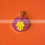 Fashion Soft Enamel a Hand Logo Metal Charm for Promotion thumbnail-1