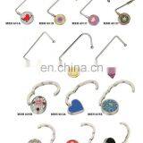 2015 Latest Foldable Custom Design Tourist Souvenirs Metal Handbag Hooks Bag Holder for Tables thumbnail-5