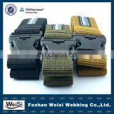 China Supplier Mens Military Belts With Plastic Buckle 5.5 cm Width PP Webbing