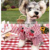 Dog Plaid Shirt Pet Clothes Summer Thin Dog Clothing Pomeranian Corgi Schnauzer Pet Clothing thumbnail-6