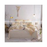 Decorative Warm Knitted Chenille Bedsheets King Size Bedding Set