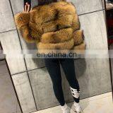 New Arrival Winter Fashion Wholesale Elegant Thick Warm Outwear Fox Fur Casual Crop Coat Jacket For Women thumbnail-4