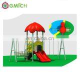 Cost-effective Children Outdoor Playground Equipment Kids Plastic Swing and Slide for Garden JMQ-G086D thumbnail-4